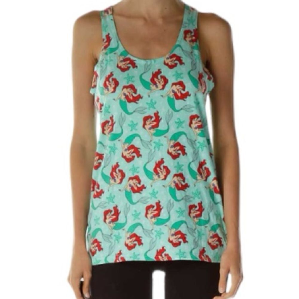 Disney Little Mermaid Tank Top Woman’s Size M